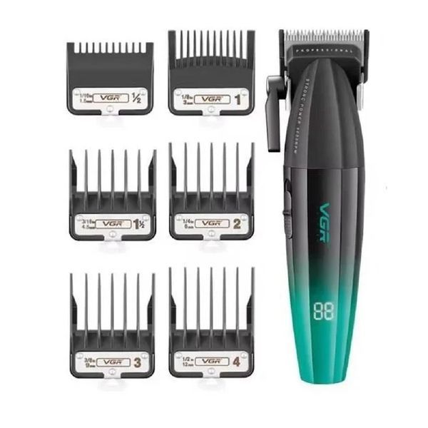 Машинка для стрижки VGR V-003 акумуляторнаGreen 2445135143 фото
