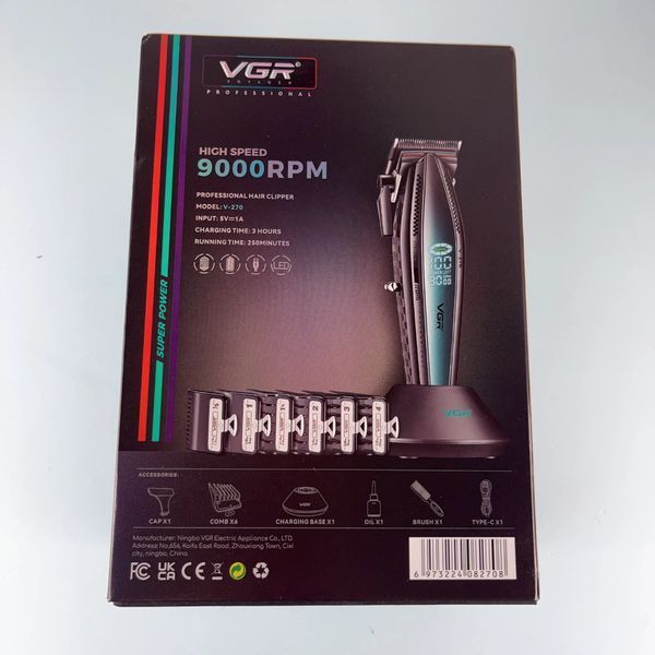 Машинка для стрижки Vgr v 270 2490456099 фото
