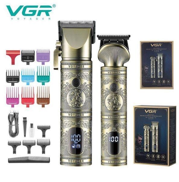 Машинка для стрижки та триммер (Металевий набір) VGR V-670 2446287265 фото